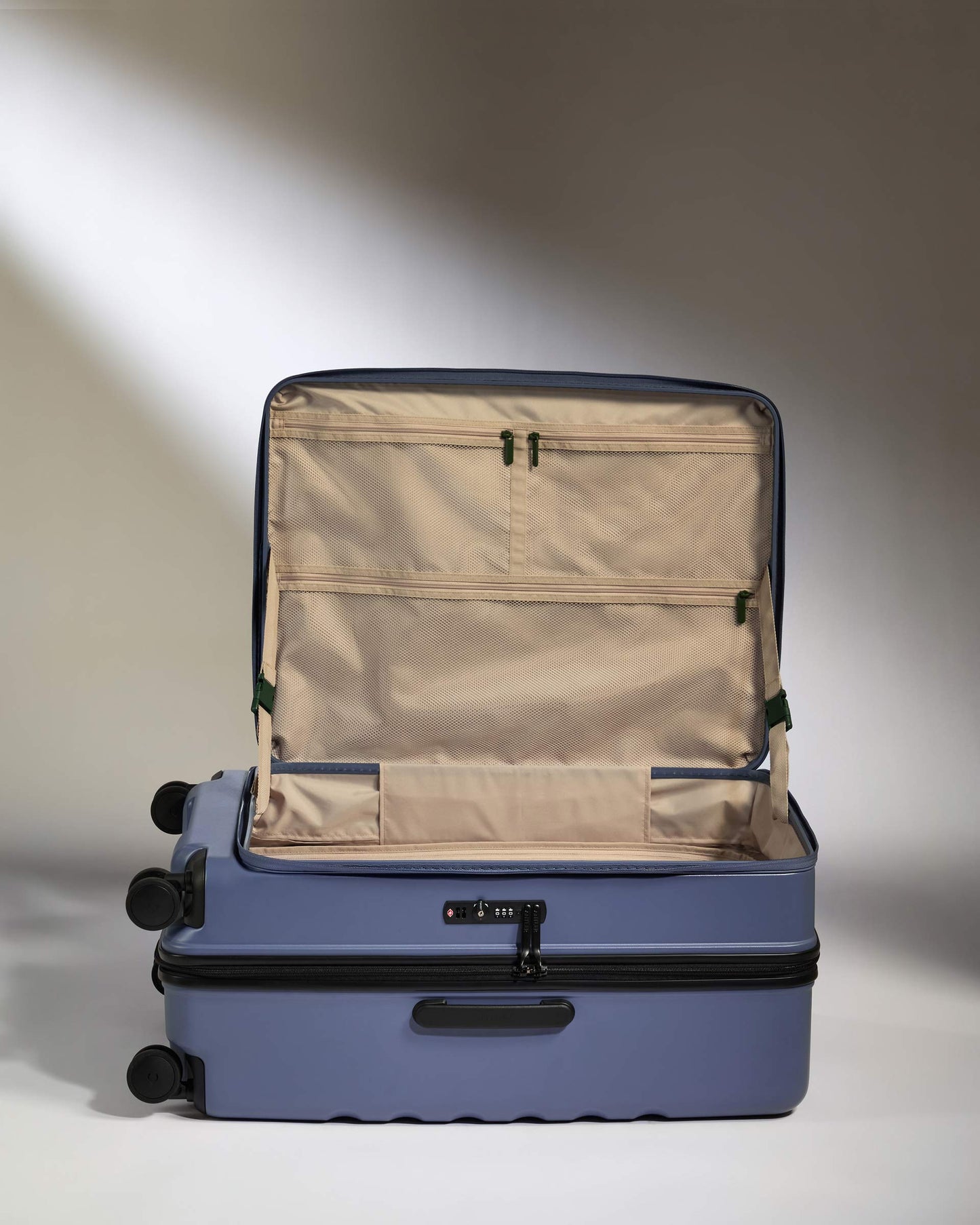 Dual Opening Large Luggage in Ocean Blue - Icon Stripe