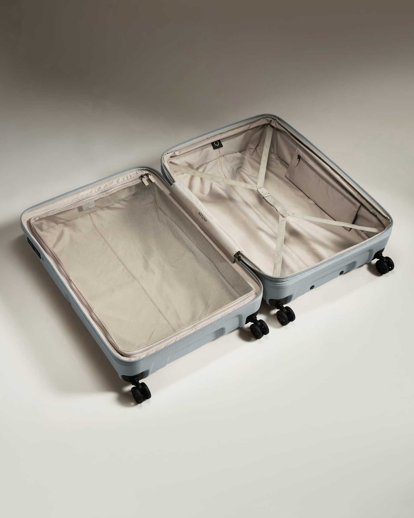 Large Luggage in Salt Blue - Single Stripe