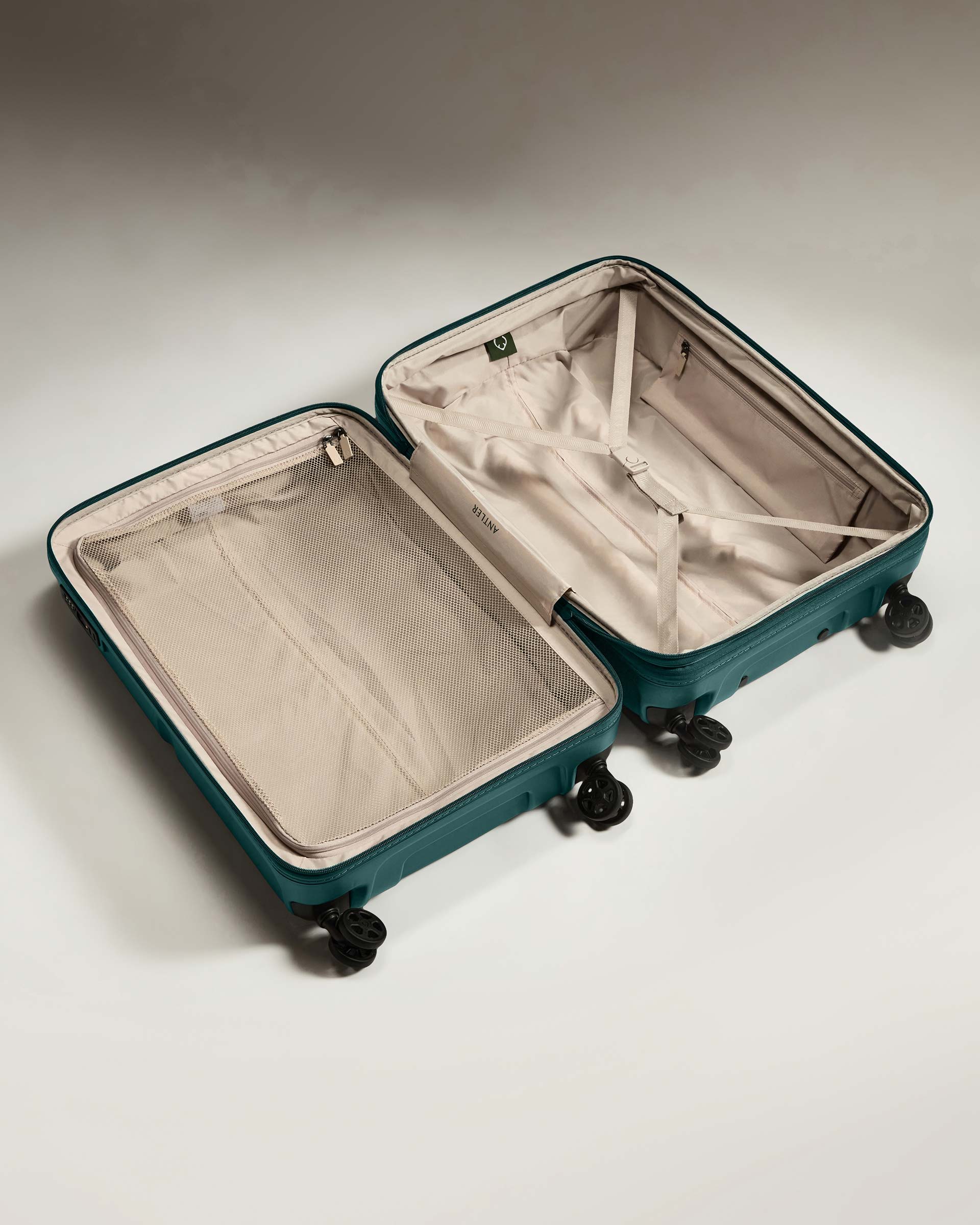 a suitcase with wheels on it