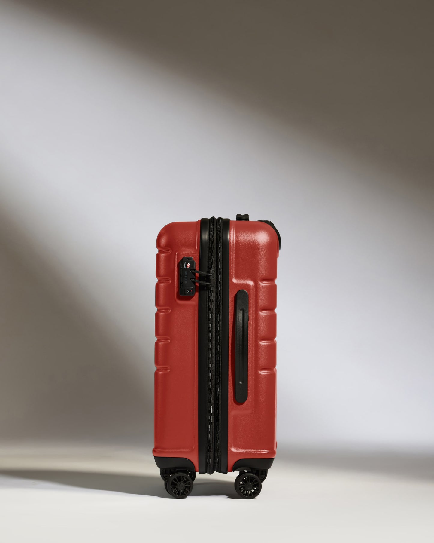 Expandable Carry-on Luggage in Red Orange - Logo