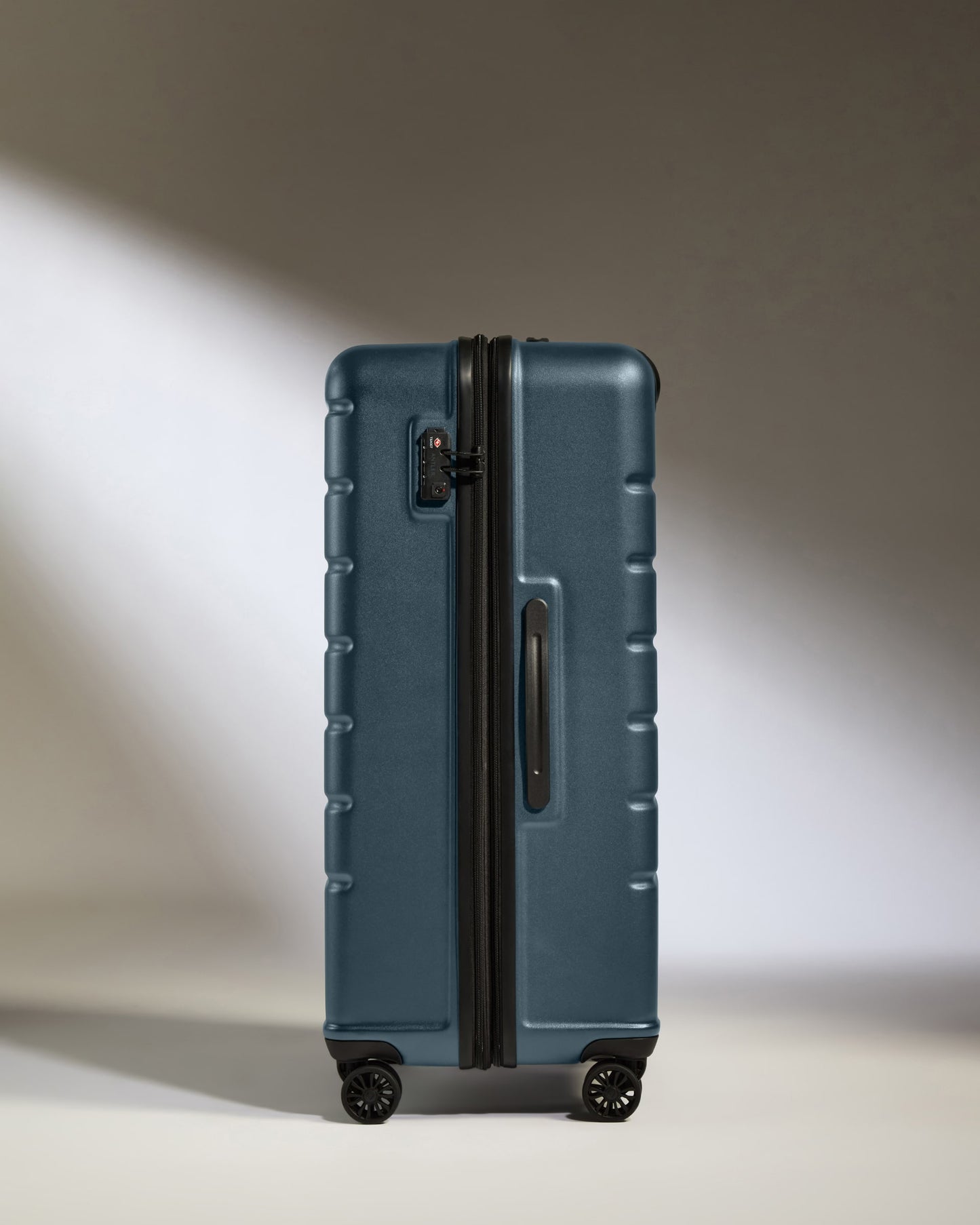 Large Luggage in Blue Grey - Logo