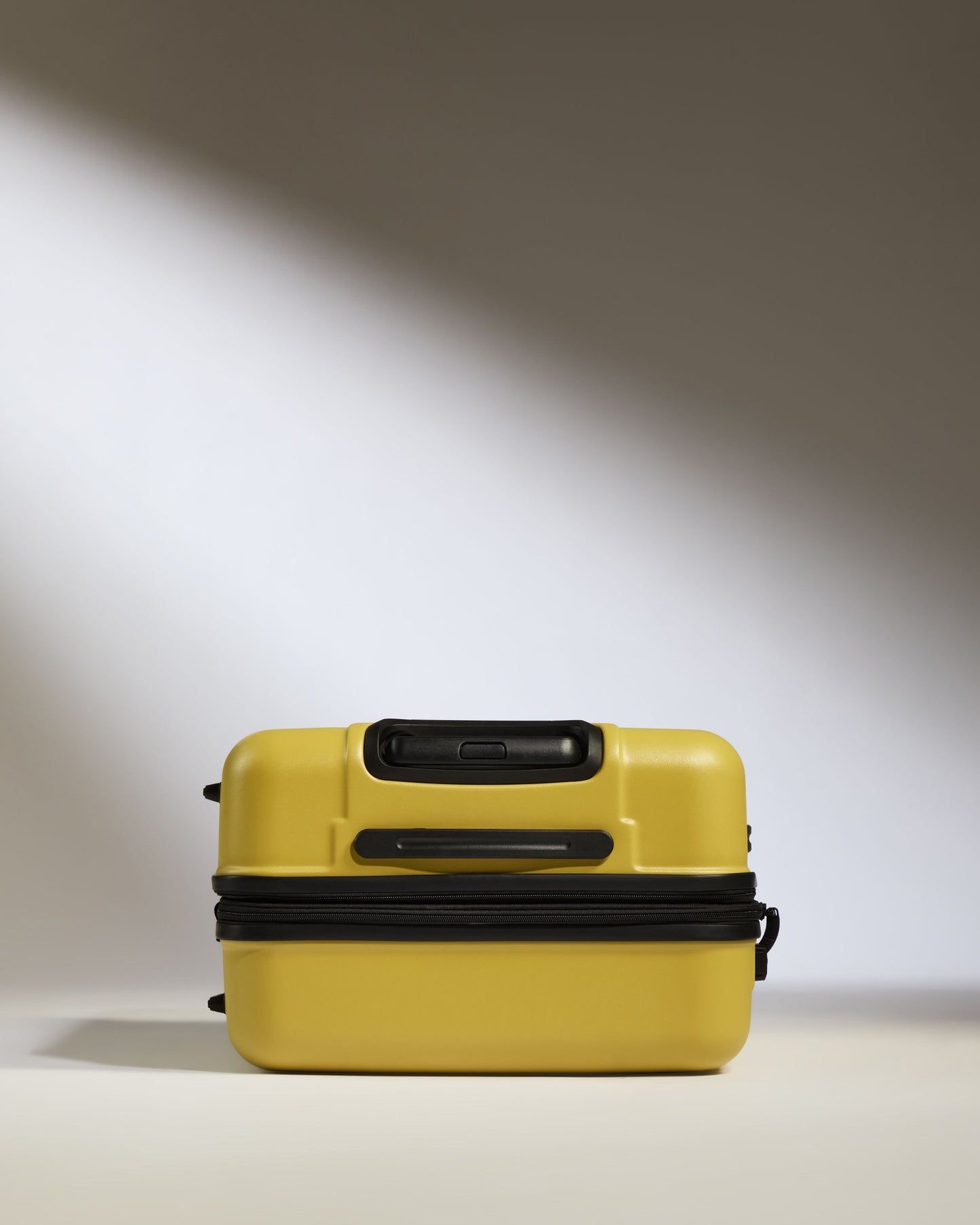 Medium Luggage in Mustard Yellow - Logo