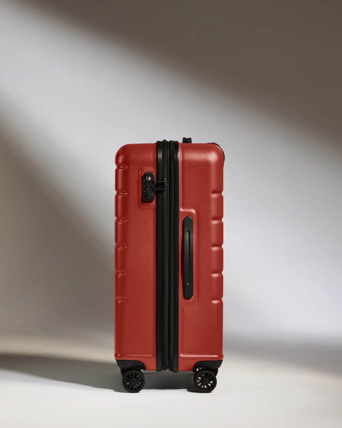 Medium Luggage in Red Orange - Logo