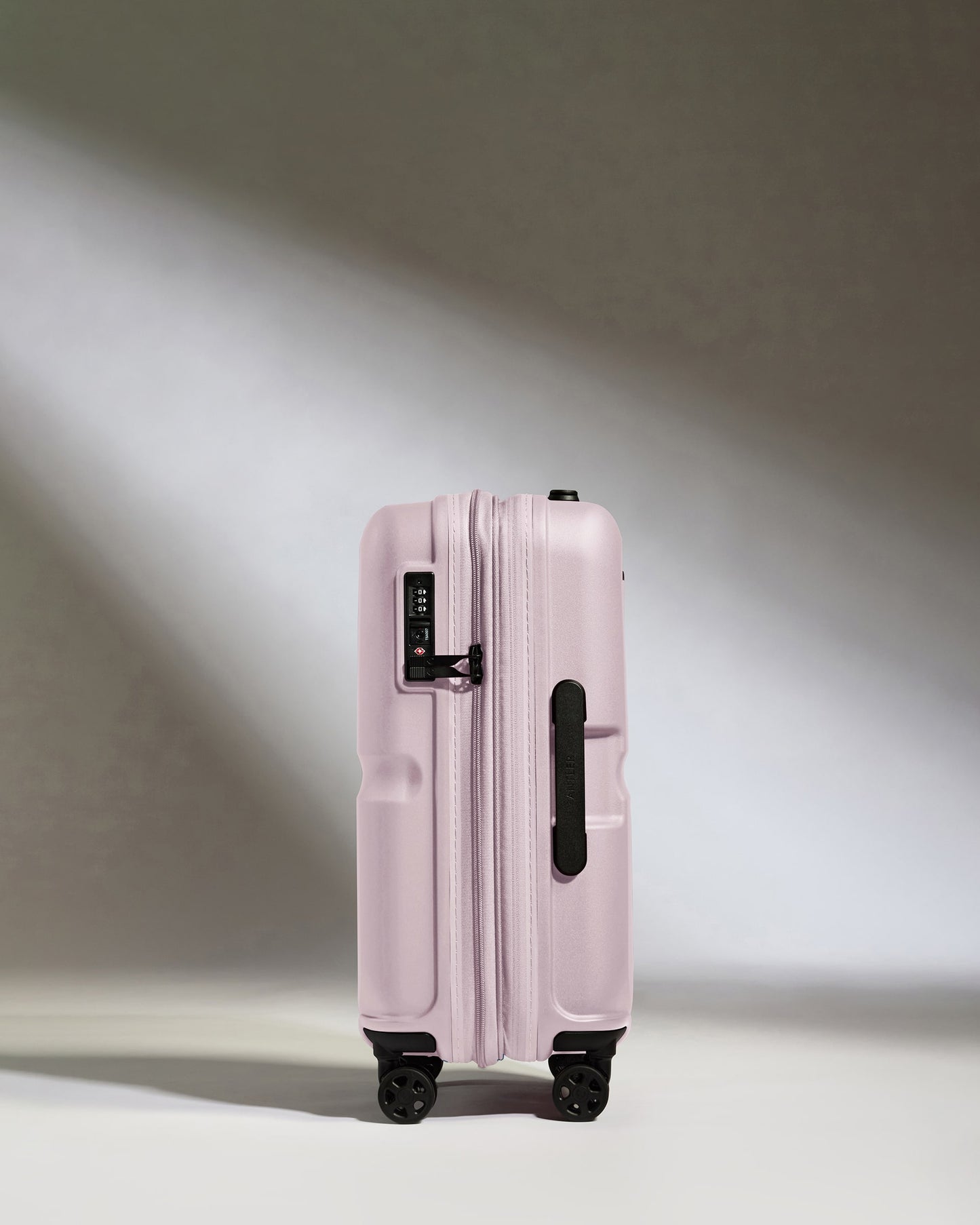 Expandable Carry-on Luggage in Dusk Pink - Single Stripe