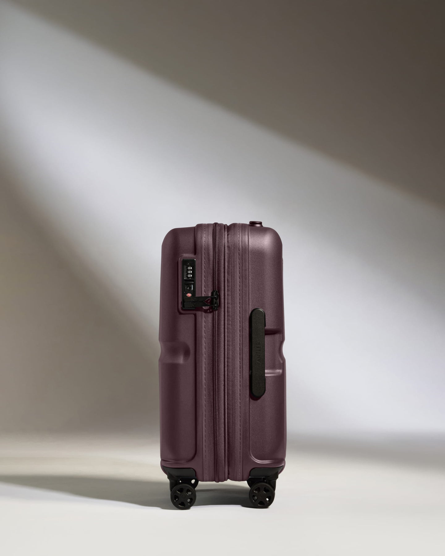 Expandable Carry-on Luggage in Lagoon Purple - Single Stripe