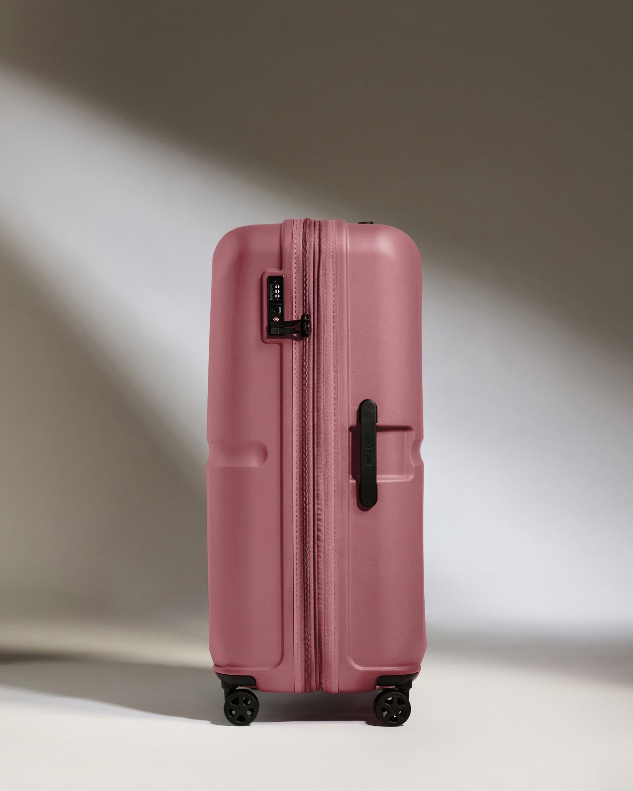 Large Luggage in Clay Pink - Single Stripe