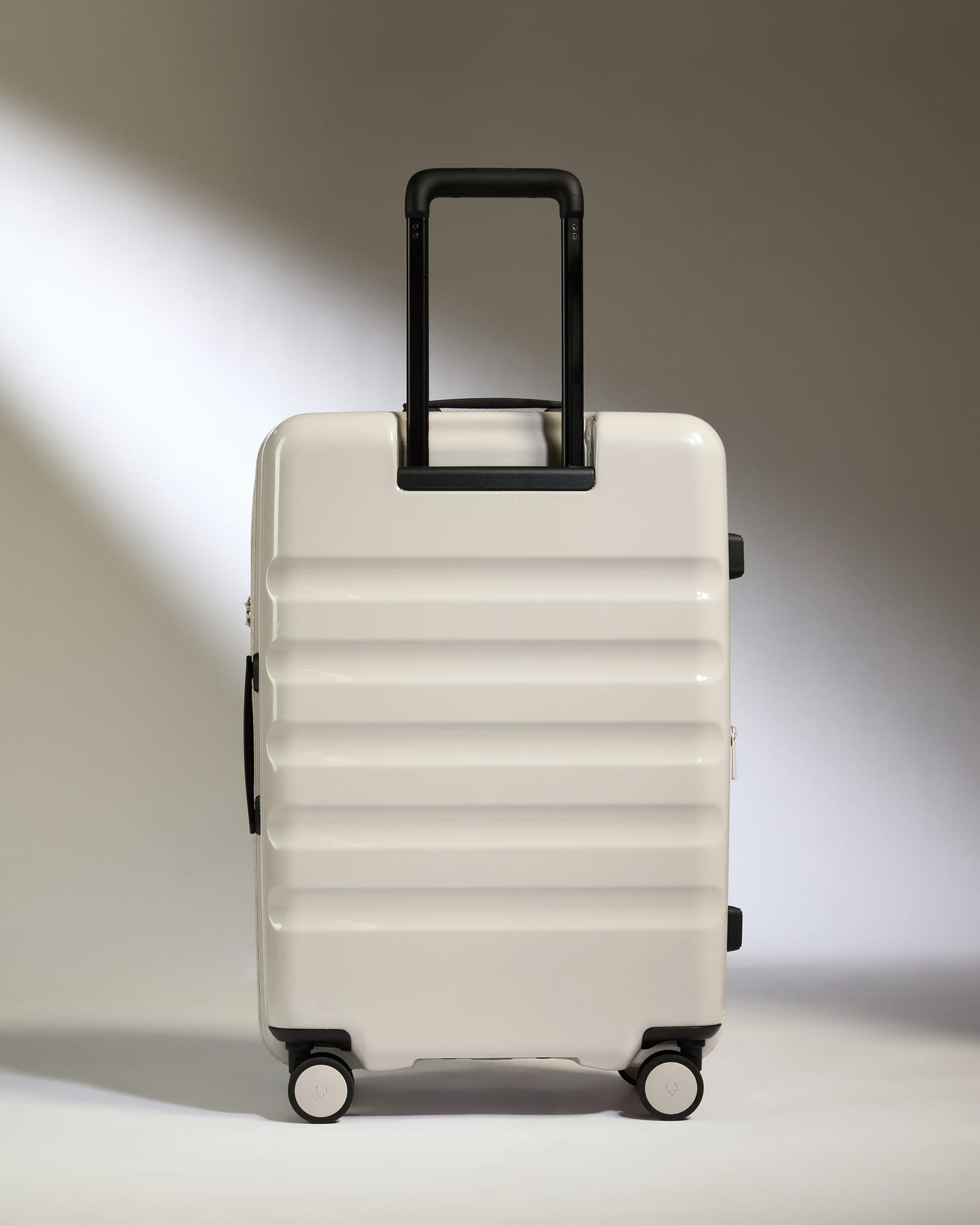 Medium Luggage in Taupe Gloss - Icon Stripe