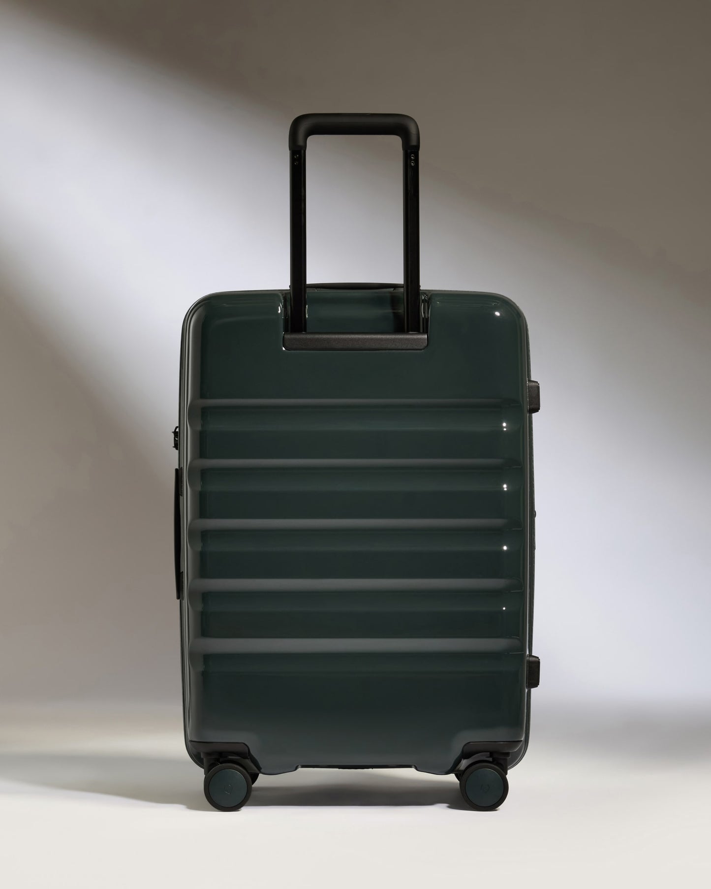 Medium Luggage in Green Gloss - Icon Stripe