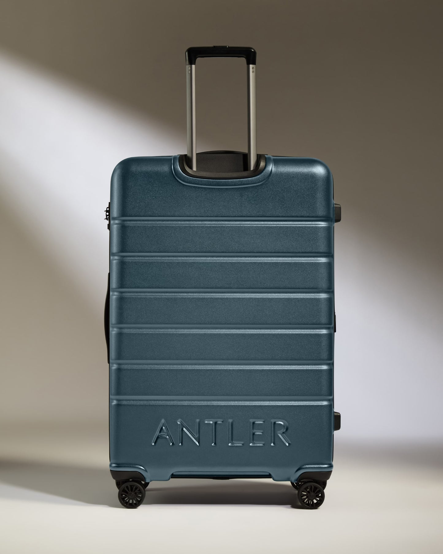 Large Luggage in Blue Grey - Logo