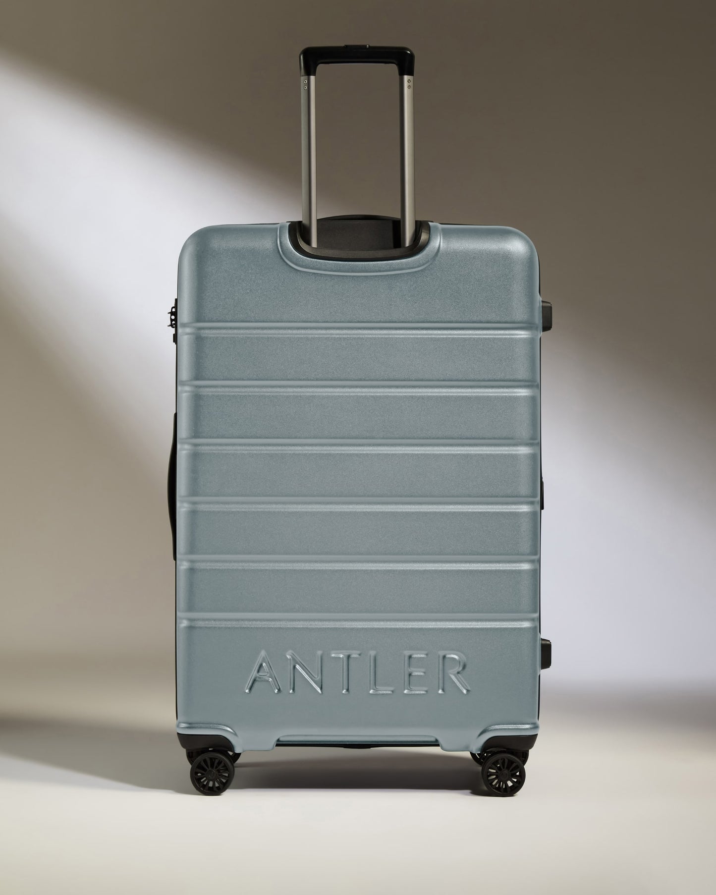 Large Luggage in Cool Grey - Logo