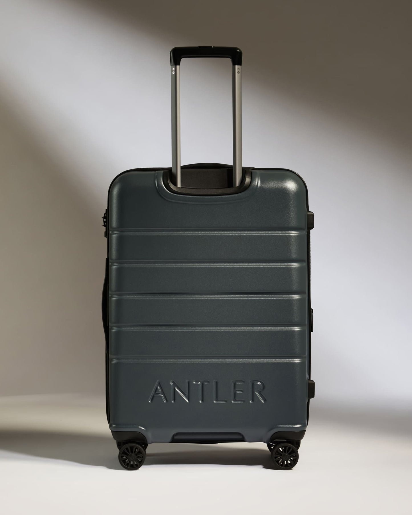 Medium Luggage in Granite Grey - Logo
