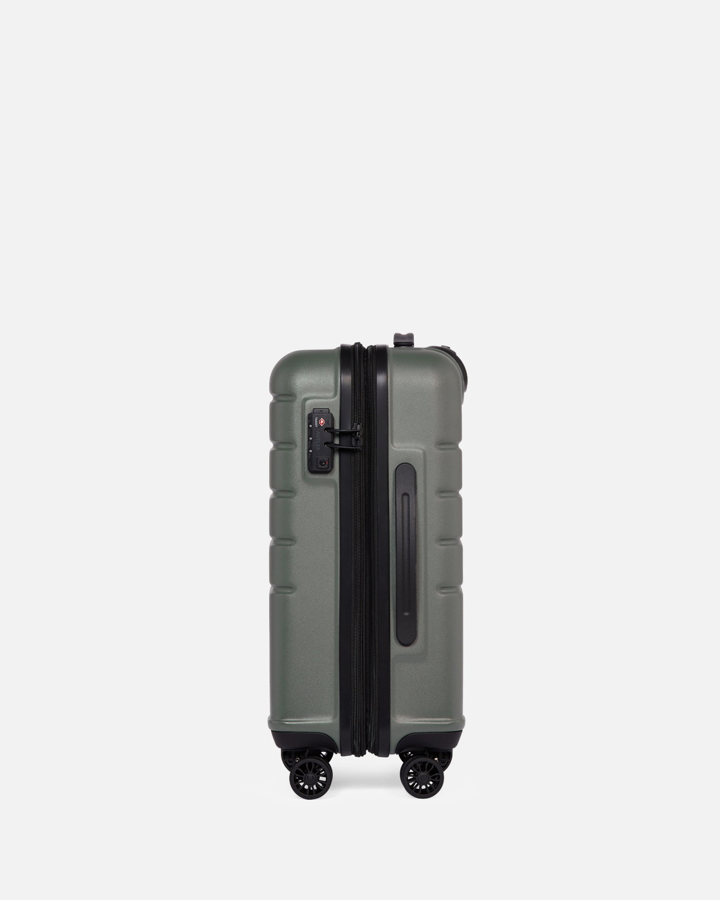 Expandable Carry-on Luggage in Moss Grey - Logo