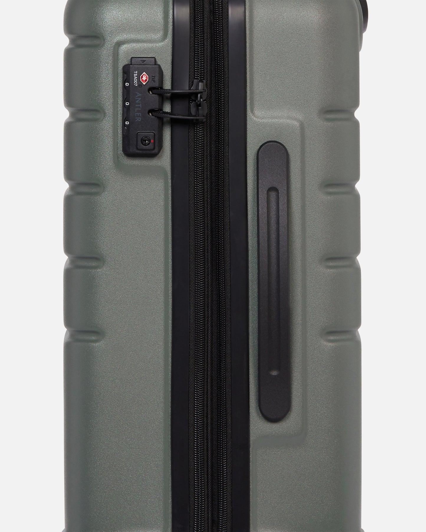 Expandable Carry-on Luggage in Moss Grey - Logo
