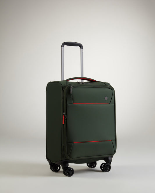 Brixham cabin in canopy green