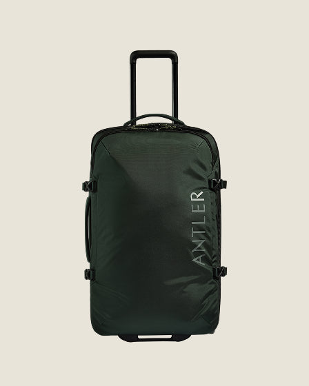 a black suitcase with handle