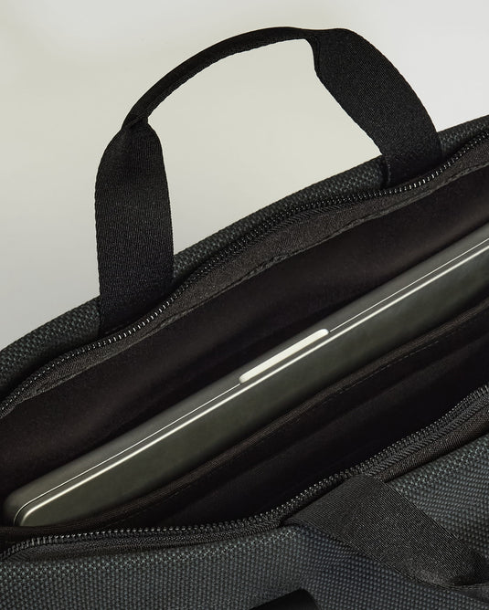 a laptop in a bag
