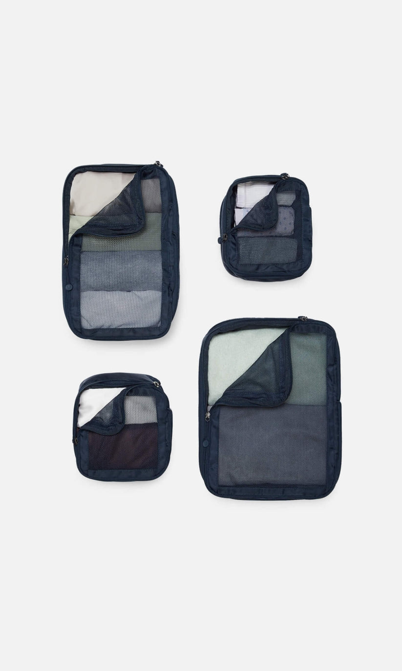 Chelsea 4 Packing Cubes Navy Travel Accessories Antler AU Antler