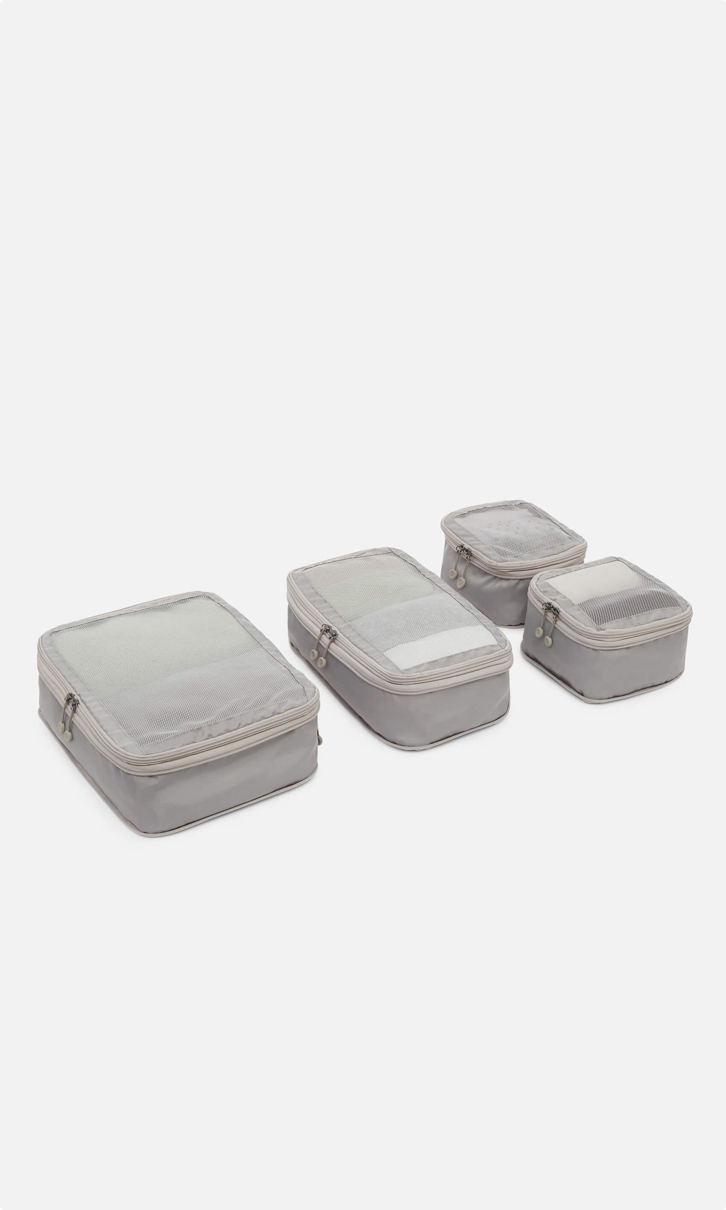 Packing Cubes in Beige Set of 4 » Travel Accessories » Packing
