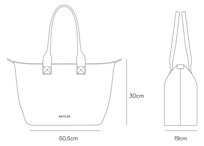 a black and white outline of a purse
