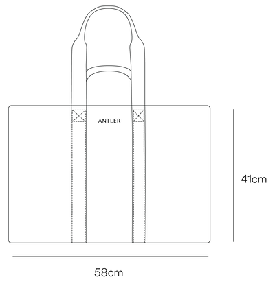 a black bag with a handle
