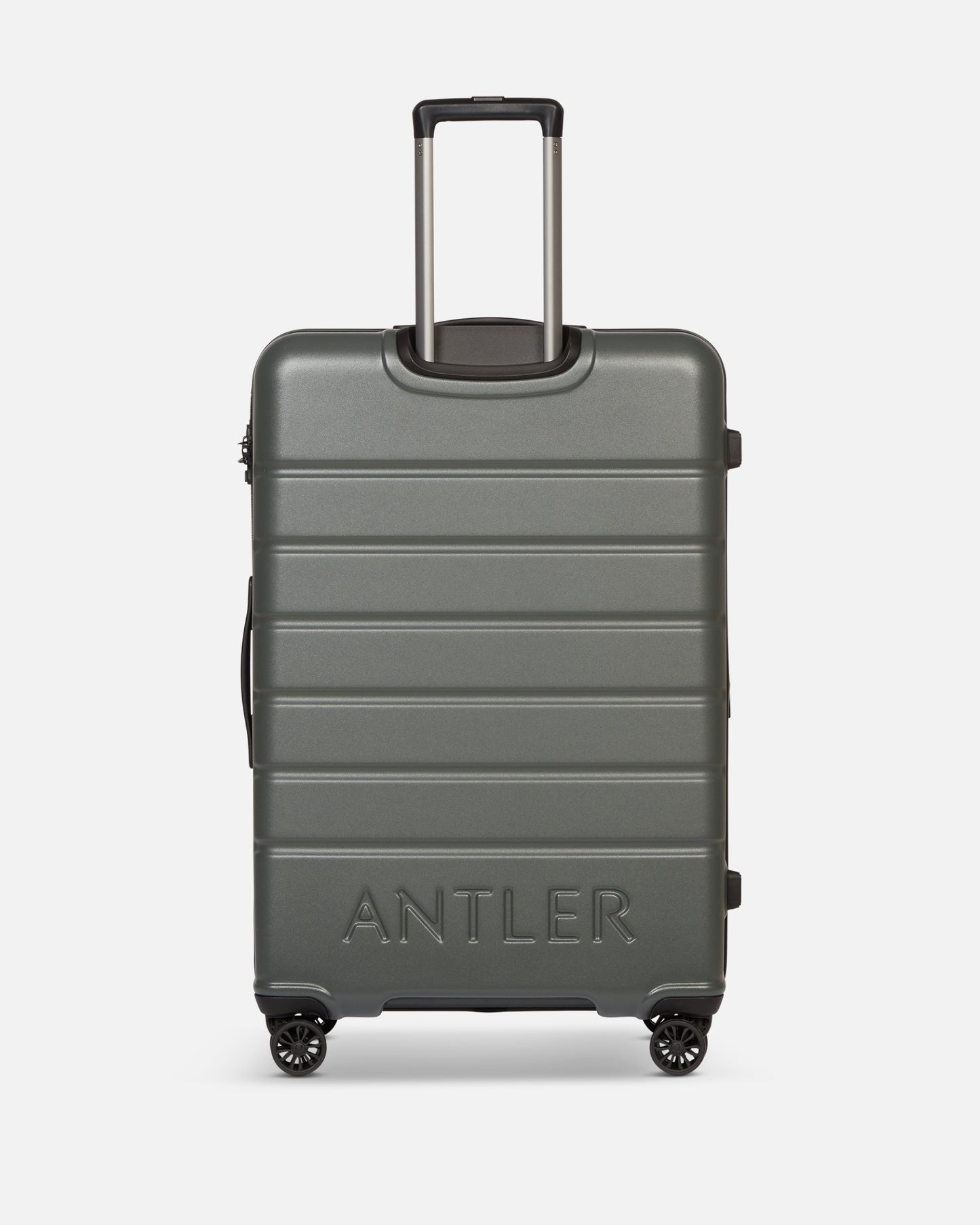 Large Luggage in Moss Grey - Logo