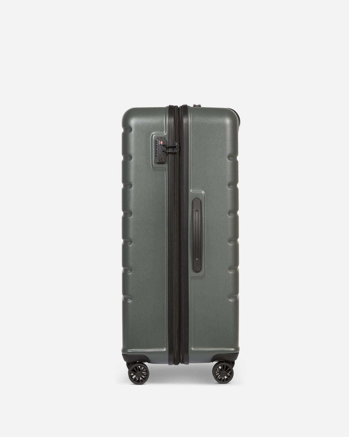 Large Luggage in Moss Grey - Logo