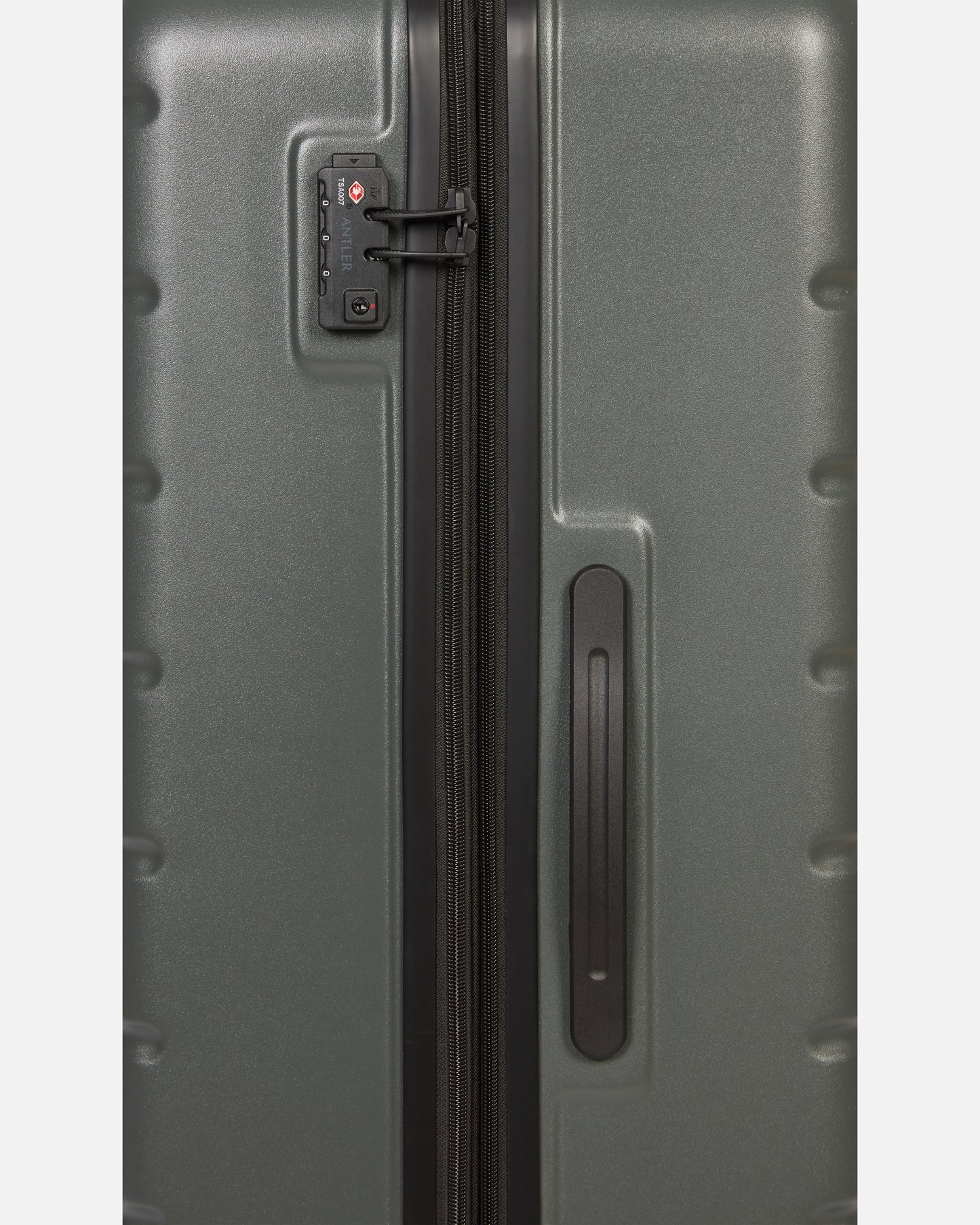 Large Luggage in Moss Grey - Logo