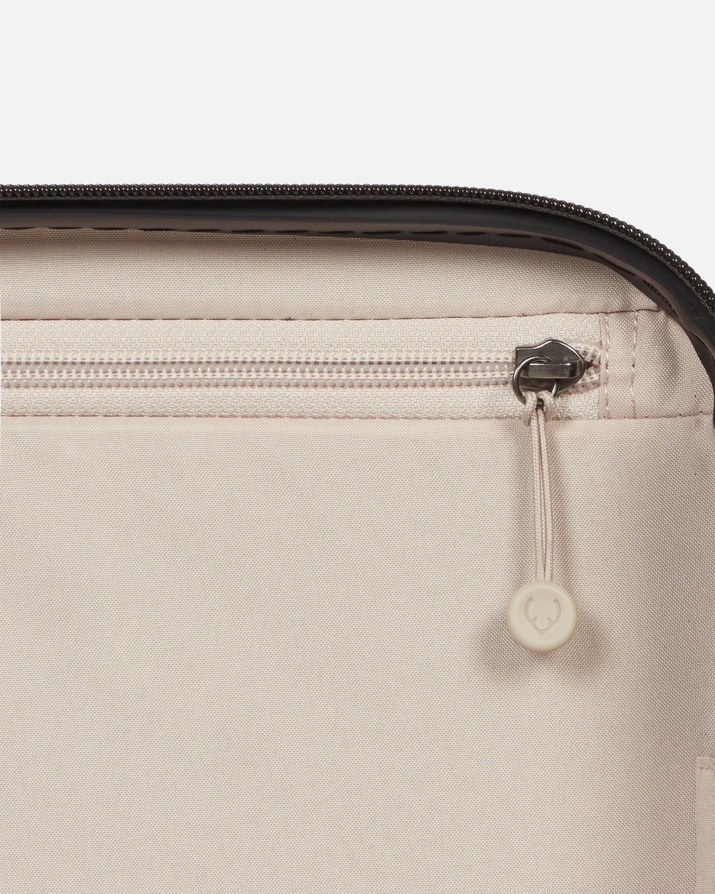 Medium Luggage in Moss Grey - Logo