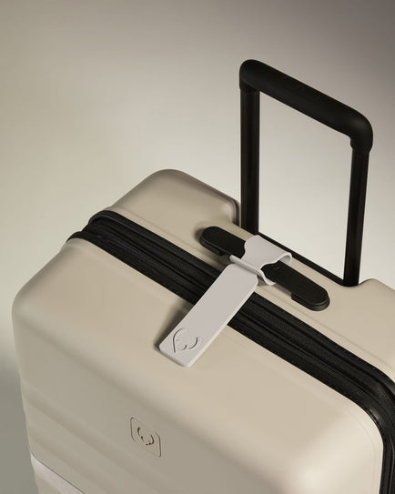 Luggage Tag in Taupe