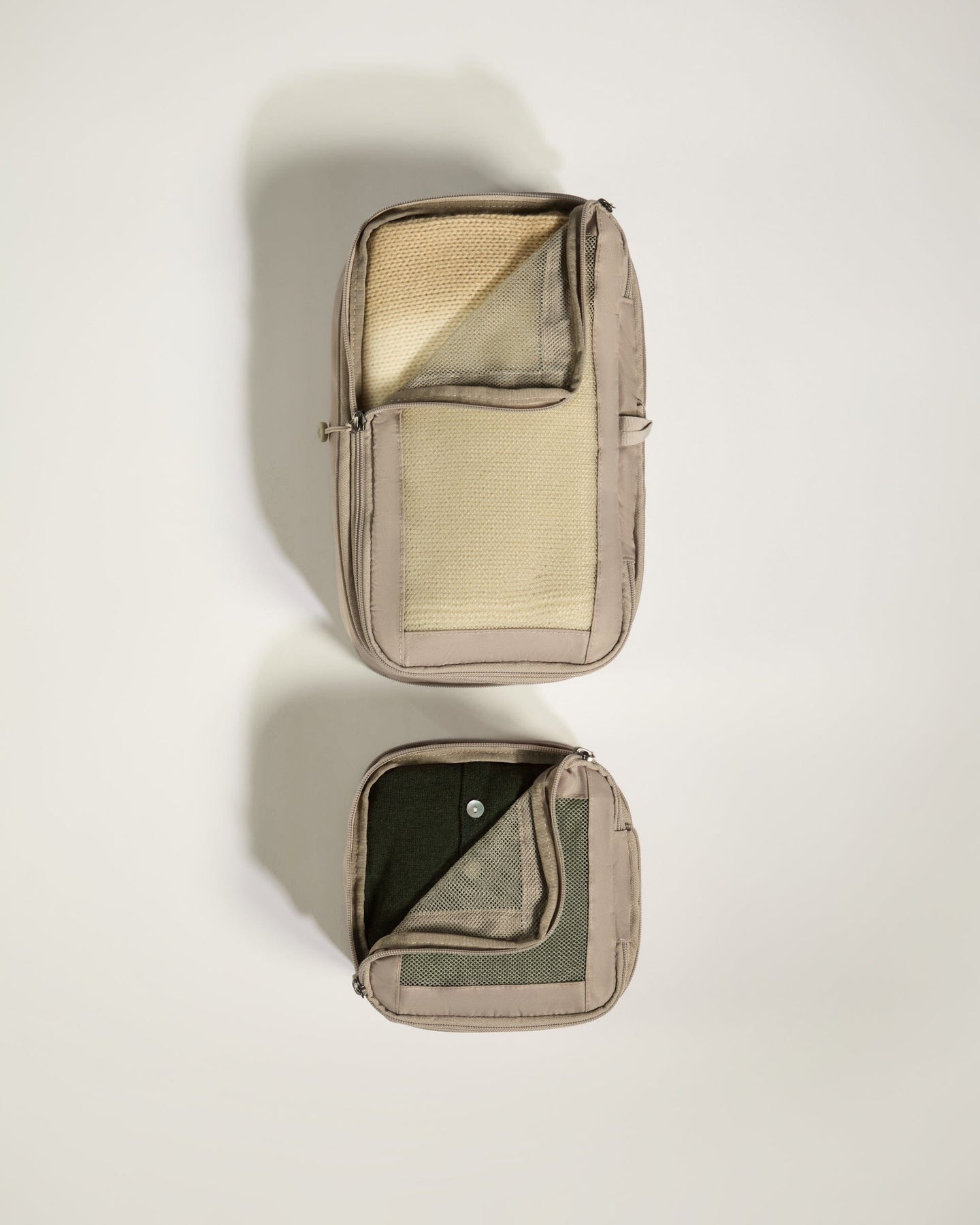 Compression Packing Cubes in Taupe - Set of 2
