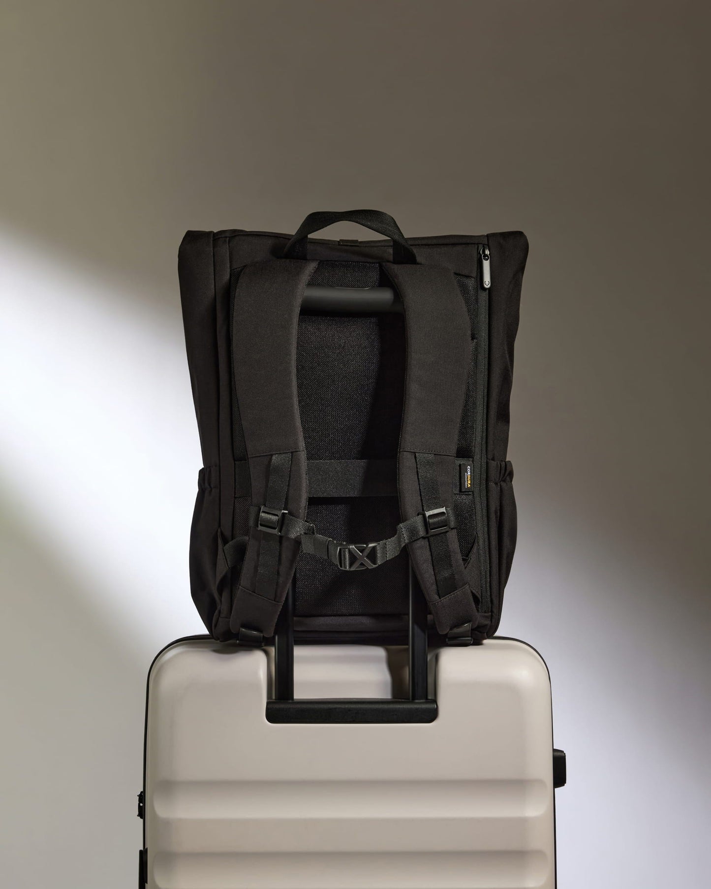 Antler Luggage -  Urban Core Rolltop Backpack in Black - Backpack | Large Urban Core Rolltop Backpack in Black