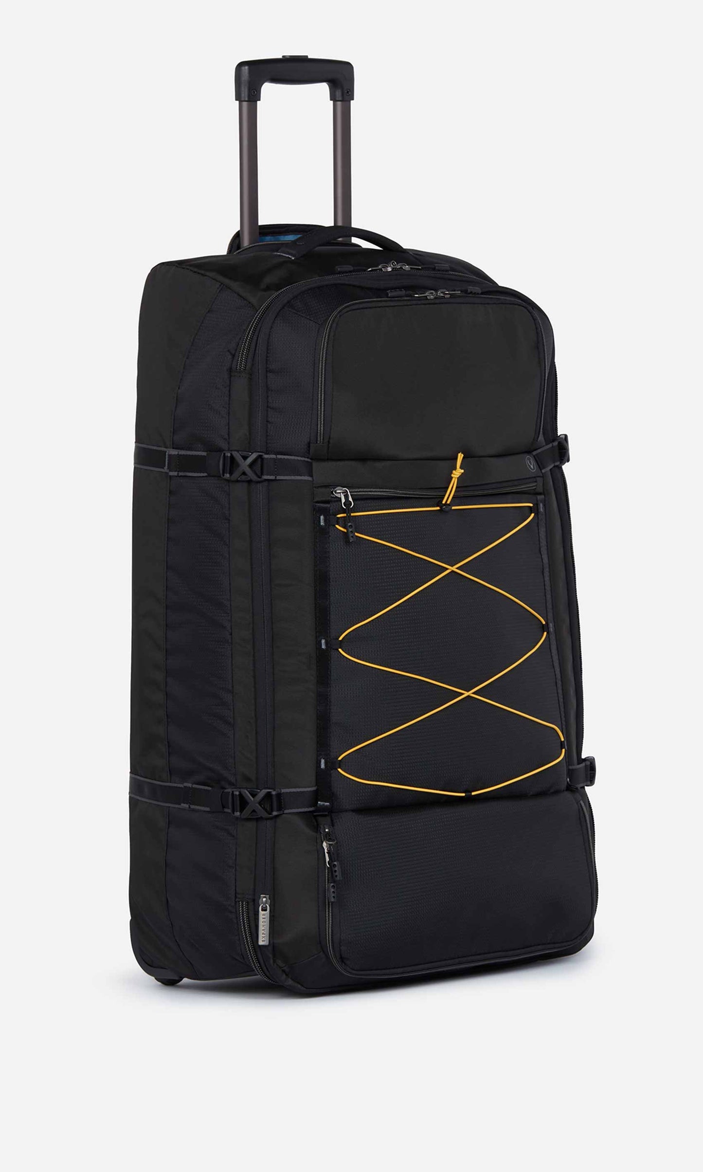 Bamburgh wheeled holdall in black