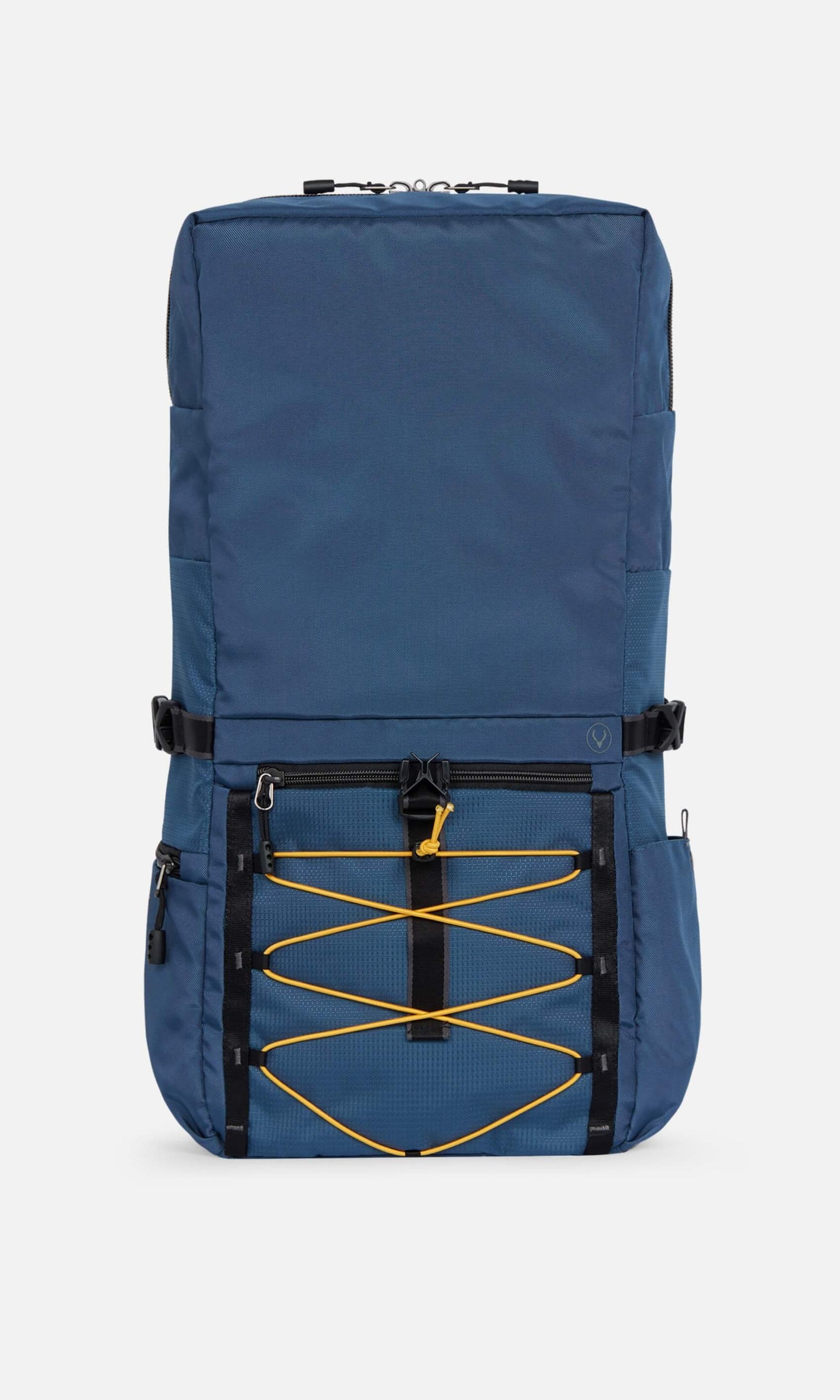 Bamburgh roll top backpack in navy