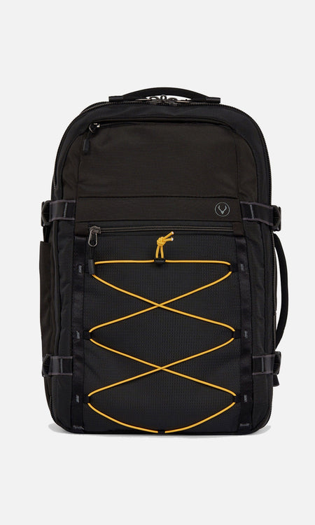 Bamburgh expandable backpack in black