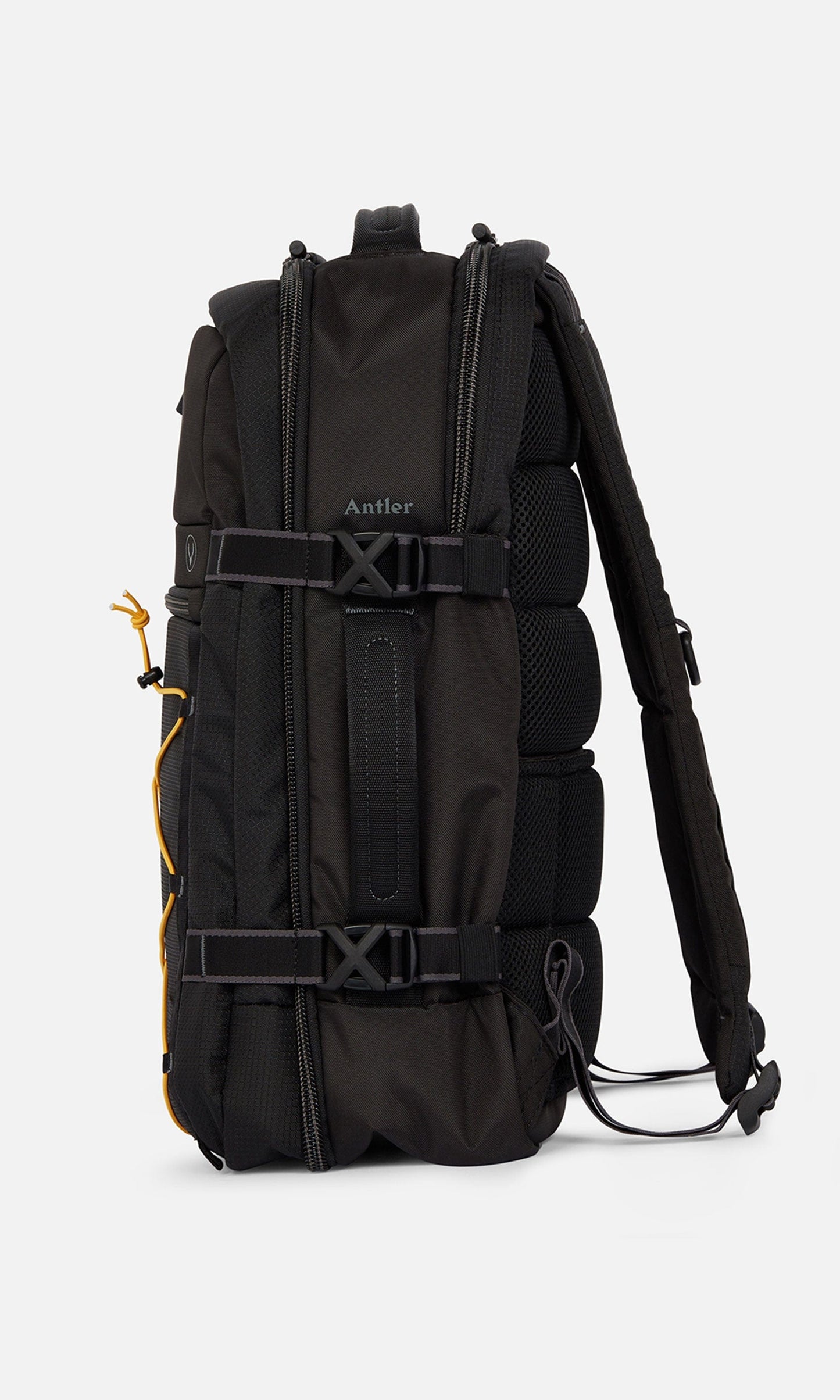 Bamburgh expandable backpack in black