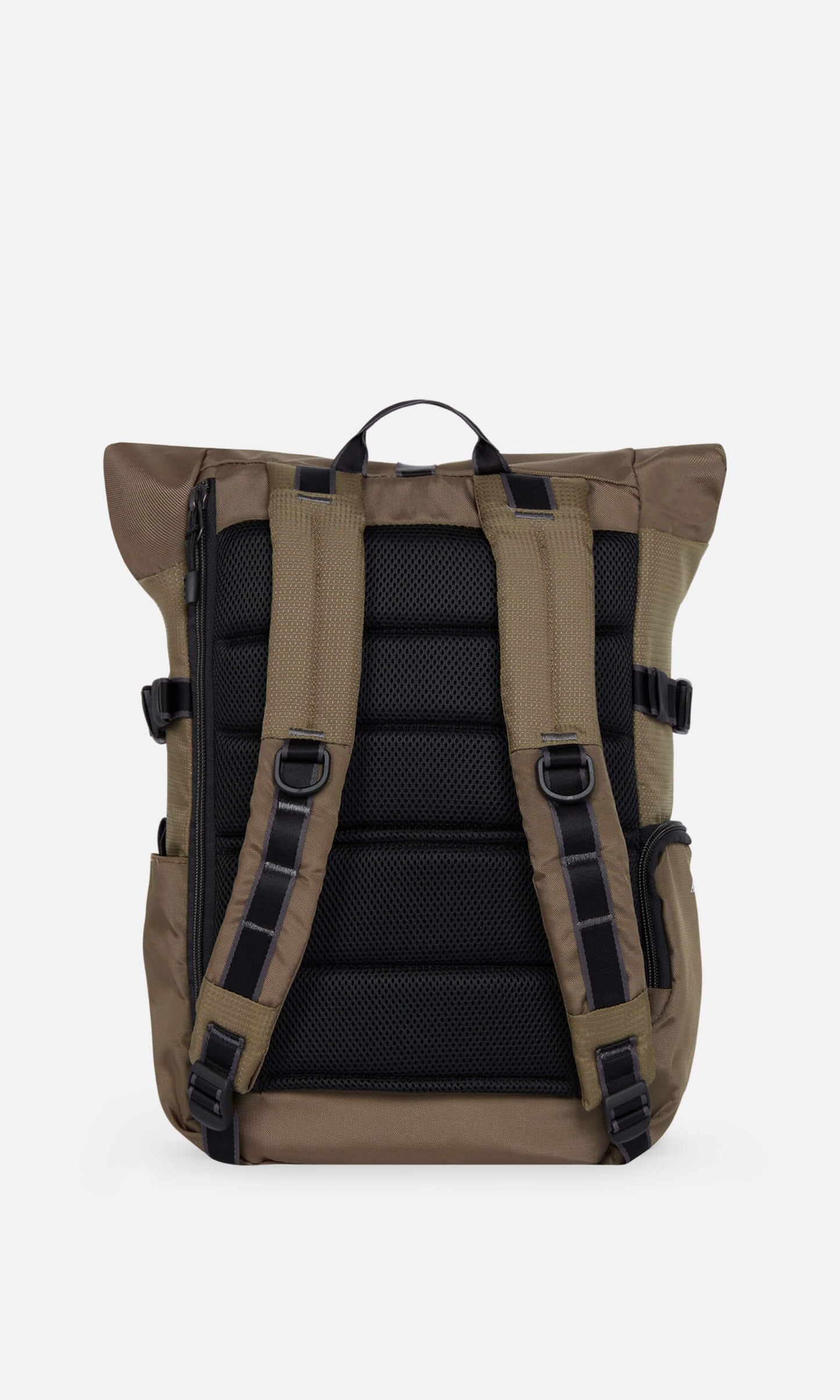 Bamburgh roll top backpack in khaki