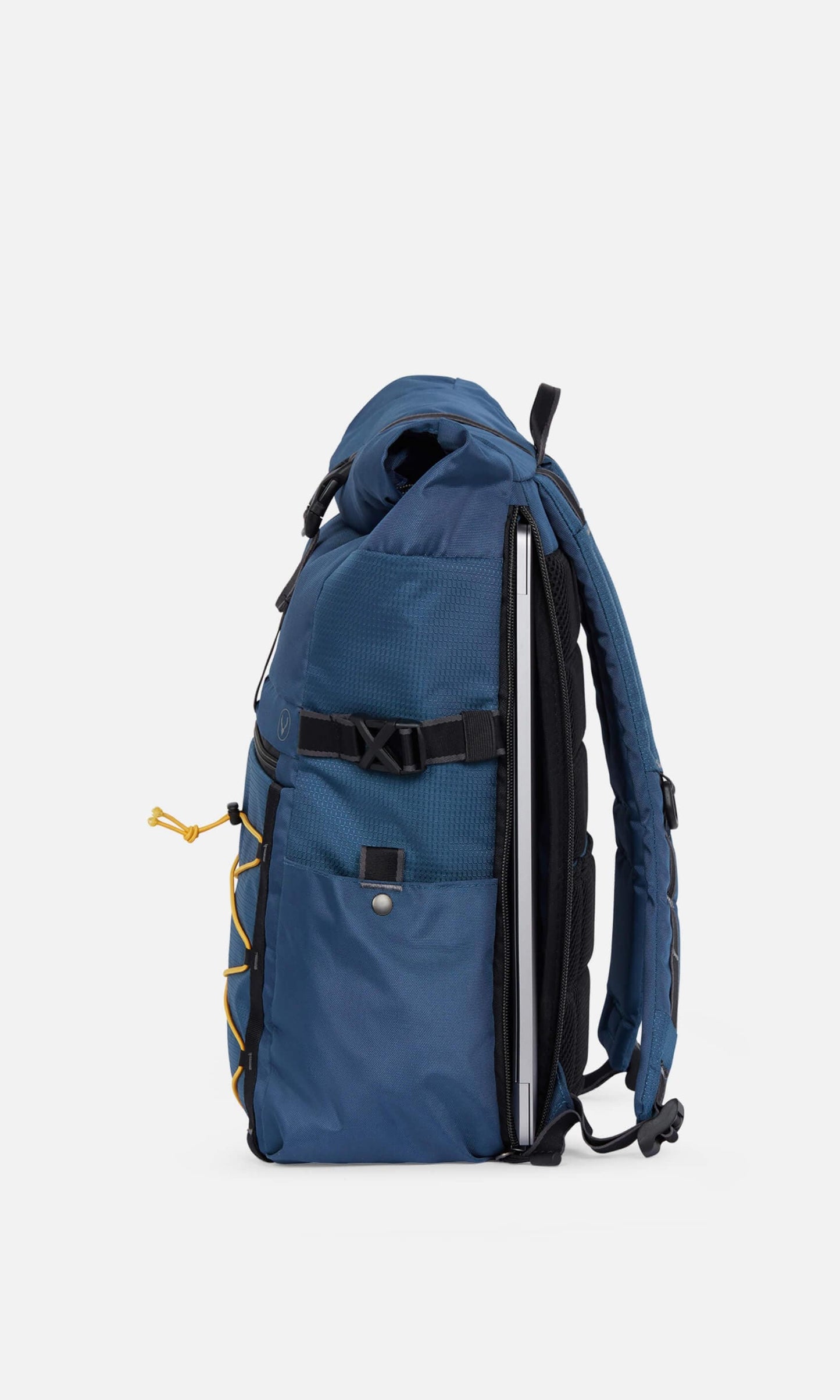 Bamburgh roll top backpack in navy