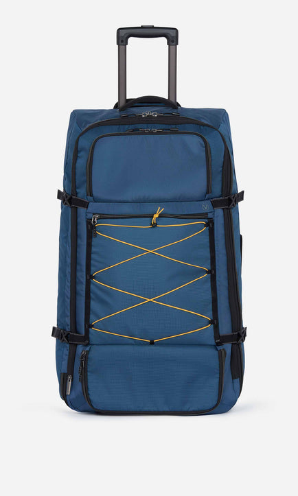 Bamburgh wheeled holdall in navy