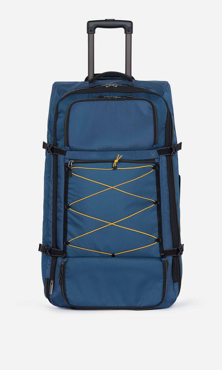 Bamburgh wheeled holdall in navy