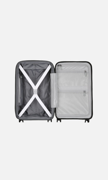 Expandable Carry-on Luggage in White - Lincoln